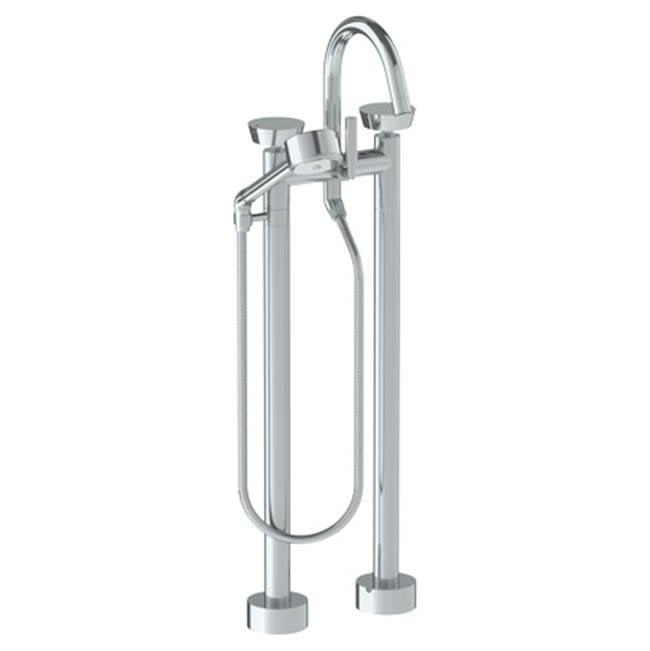 Watermark 36-8.3V-BL1 Zen Floor Standing Gooseneck Bath Set With Volume Hand Shower - Parent