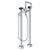 Watermark 36-8.26.3V-NM Zen Floor Standing Square Bath Set With Volume Hand Shower - Parent