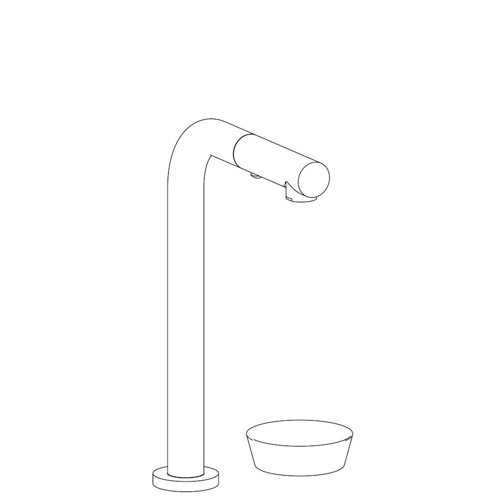 Watermark 36-9.1.3P1-IW Deck Mounted 2 Hole Square Top Prep Faucet With Pull Out Spray - Parent