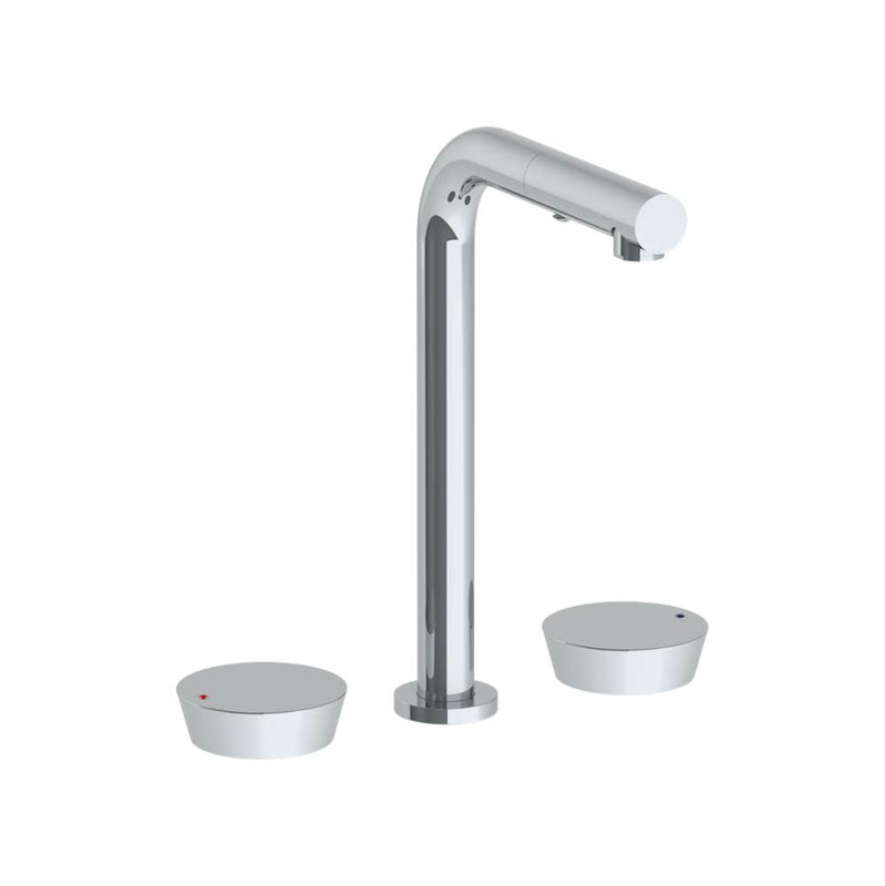 Watermark 36-9P3-BL1 Deck Mounted 3 Hole Square Top Prep Faucet With Pull Out Spray - Parent