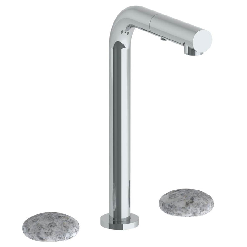 Watermark 36-9P3-WM Deck Mounted 3 Hole Square Top Prep Faucet With Pull Out Spray - Parent