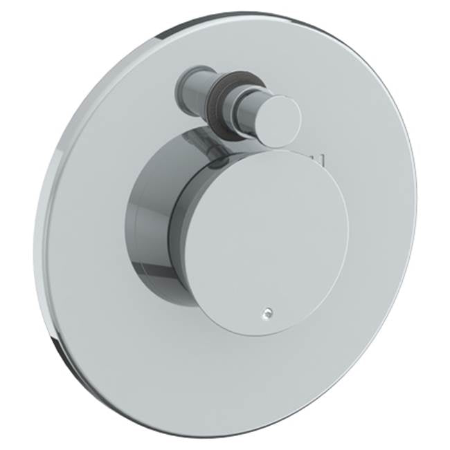 Watermark 36-P90-BL1 Zen Wall Mounted Pressure Balance Shower Trim With Diverter 7" Diameter
