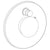 Watermark 36-P90-CM Zen Wall Mounted Pressure Balance Shower Trim With Diverter 7" Diameter