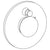 Watermark 36-P90-HD Zen Wall Mounted Pressure Balance Shower Trim With Diverter 7" Diameter - Parent