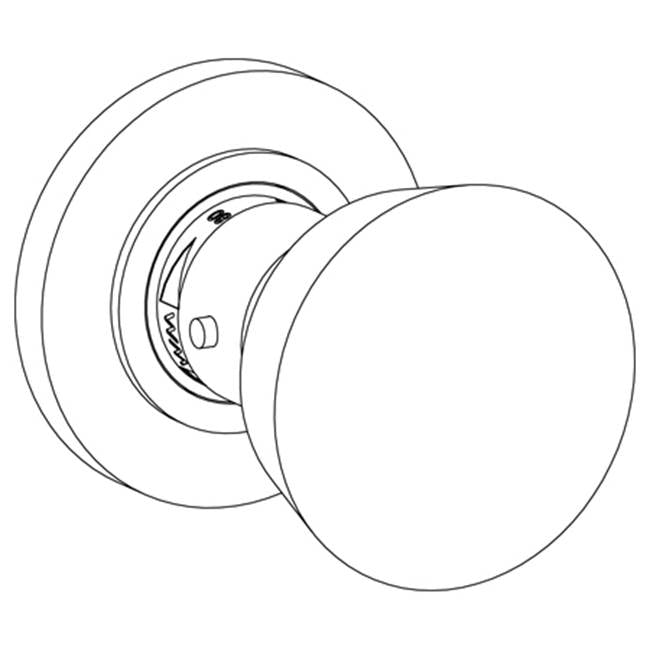 Watermark 36-T15-IW Zen Wall Mounted Mini Thermostatic Shower Trim 3-1/2" Diameter