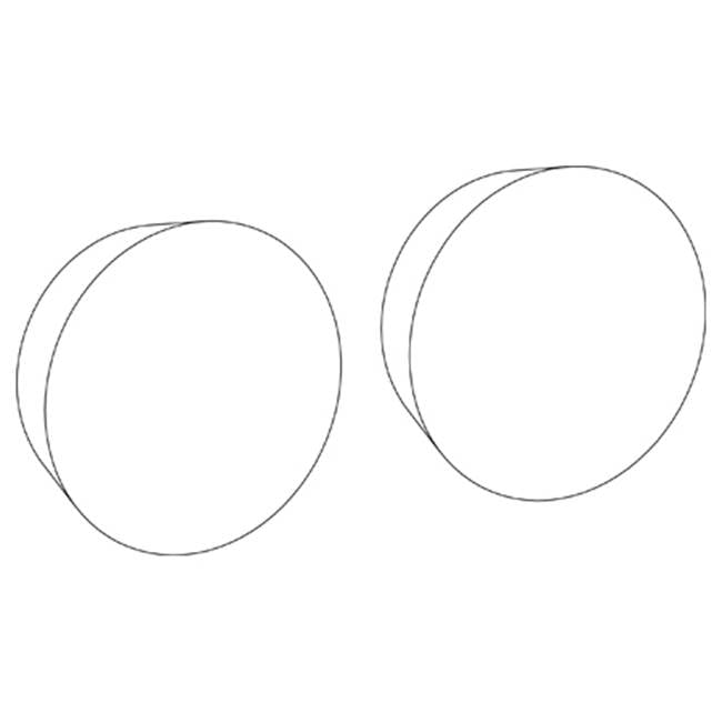 Watermark 36-WTR2-IW Zen Wall Mounted 2-Valve Shower Trim