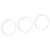 Watermark 36-WTR3-IW Zen Wall Mounted 3-Valve Shower Trim