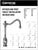 Waterstone 3600-18-1 Hunley Kitchen Faucet - 18" Articulated Spout w/Side Spray - Parent