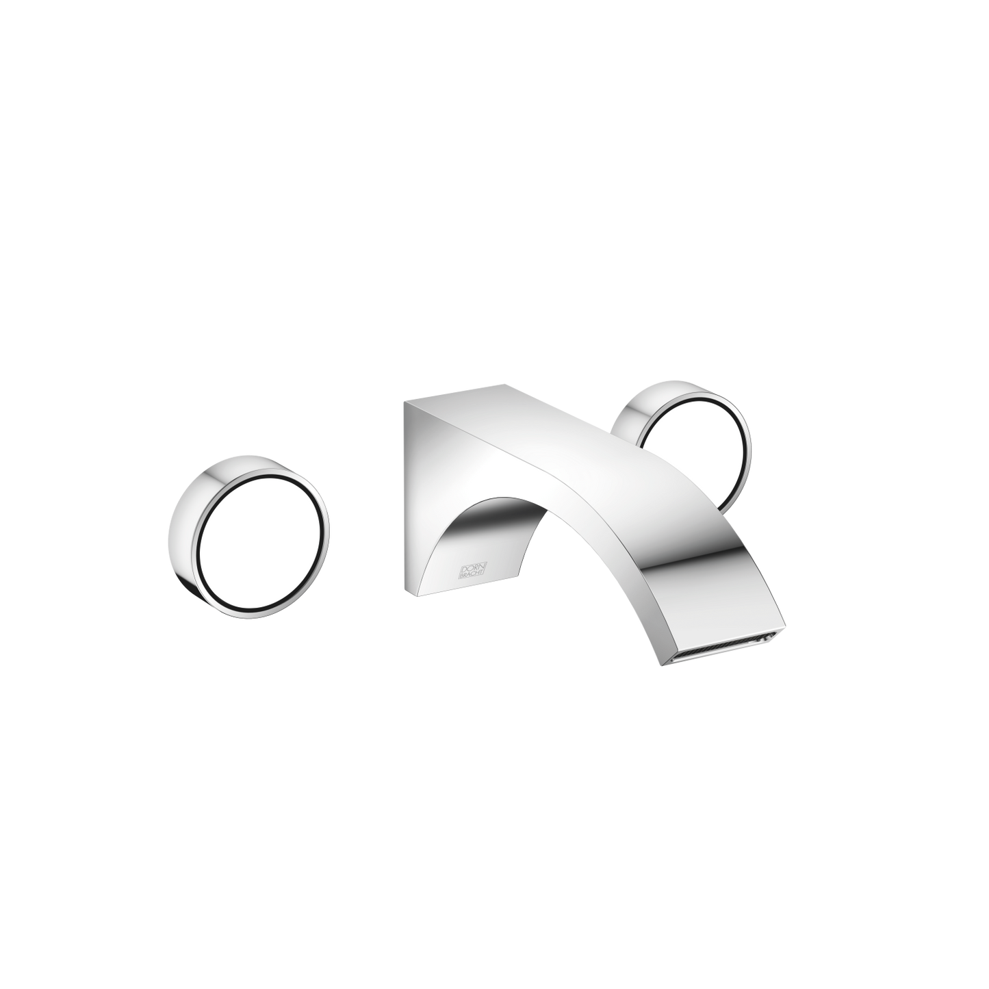 Dornbracht 36712811 Cyo Wall-Mounted Three-Hole Lavatory Mixer Without Drain