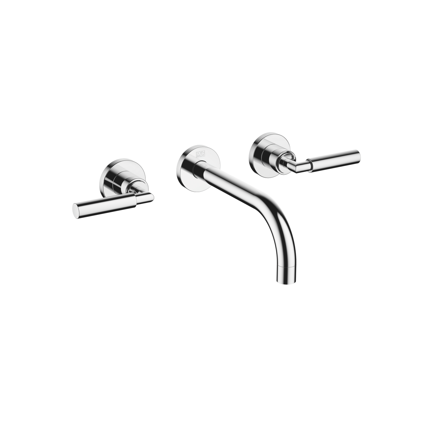 Dornbracht 36712882 Tara Wall-Mounted Three-Hole Lavatory Mixer Without Drain