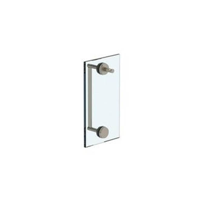 Watermark 37-0.1-6SDP Blue 6" Shower Door Pull With Knob/ Glass Mount Towel Bar With Hook - Parent
