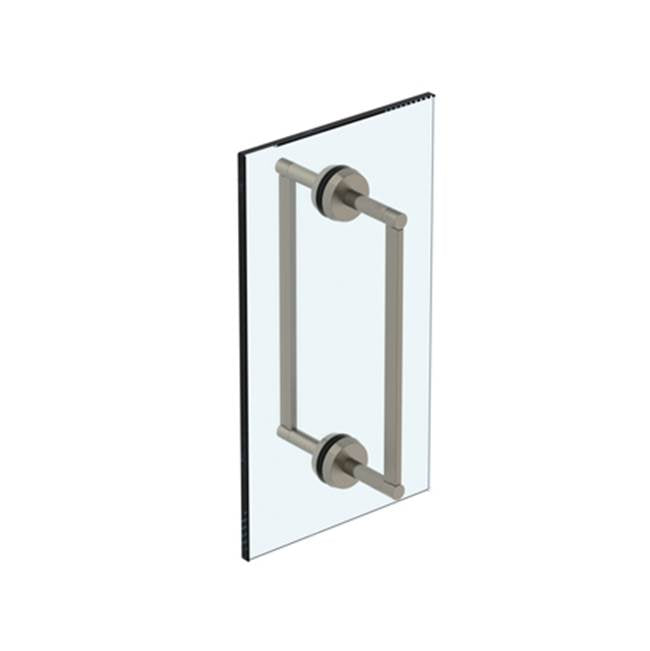 Watermark 37-0.1-18DDP Blue 18” Double Shower Door Pull/ Glass Mount Towel Bar - Parent