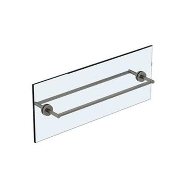 Watermark 37-0.1-6DDP Blue 6” Double Shower Door Pull/ Glass Mount Towel Bar - Parent