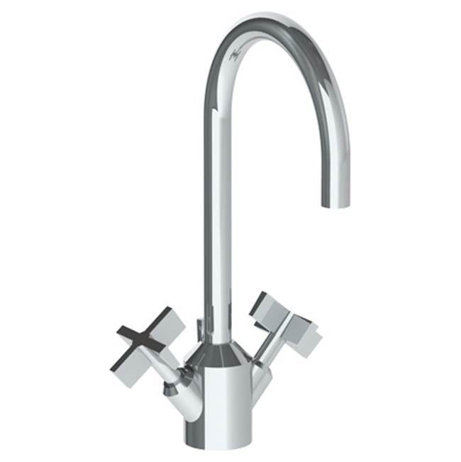 Watermark 37-1-BL3 Blue Deck Mounted 2 Handle Monoblock Lavatory Mixer - Parent