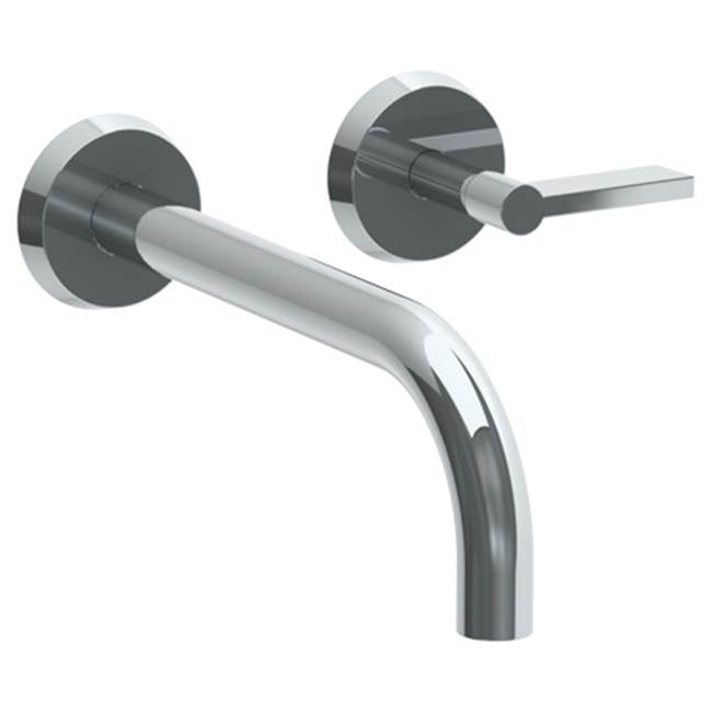 Watermark 37-1.2M-BL2 Blue Wall Mounted 2 Hole Lavatory Set With 8 3/4" Spout