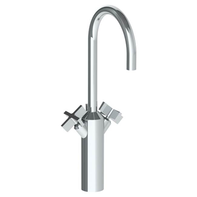Watermark 37-1X-BL3 Blue Deck Mounted 2 Handle Extended Monoblock Lavatory Mixer - Parent