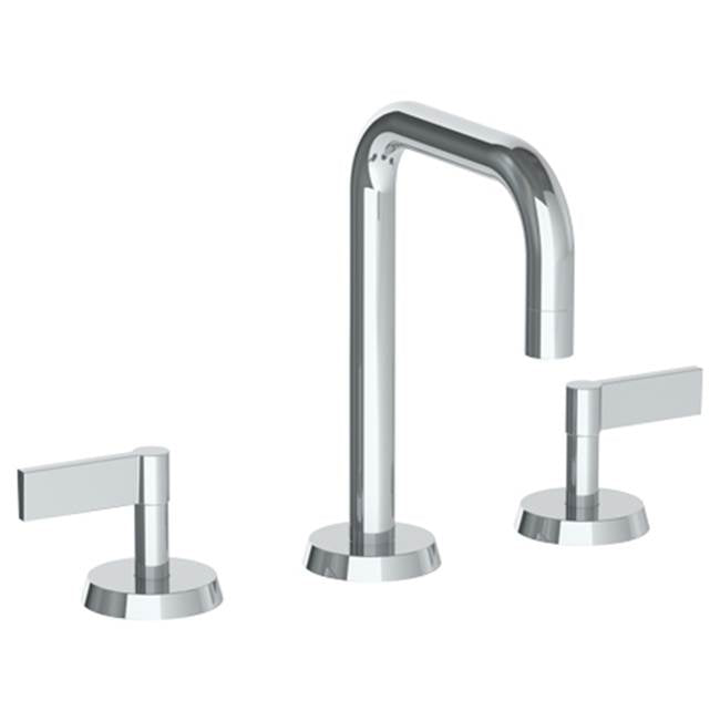 Watermark 37-2.18-BL2 Blue Deck Mounted 3 Hole Tall Square Spout Lavatory Set - Parent