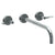 Watermark 37-2.2L-BL2 Blue Wall Mounted 3 Hole Lavatory Set With 11 7/8" Spout
