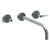 Watermark 37-2.2L-BL2 Blue Wall Mounted 3 Hole Lavatory Set With 11 7/8" Spout