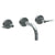 Watermark 37-2.2S-BL2 Blue Wall Mounted 3 Hole Lavatory Set With 6" Spout
