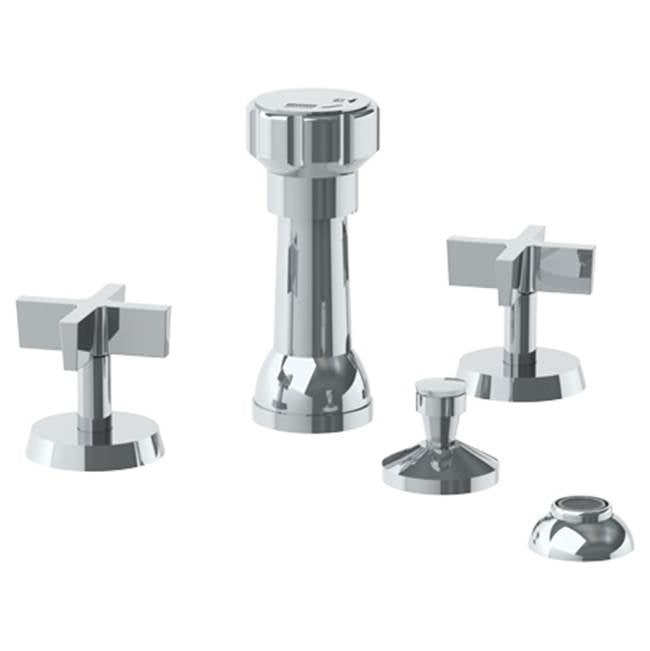 Watermark 37-4-BL3 Blue Deck Mounted 4-Hole Bidet