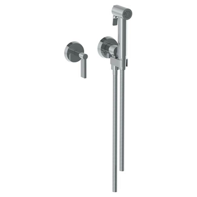 Watermark 37-4.4-BL2 Blue Wall Mounted Bidet Spray Set & Progressive Mixer With 49" Hose