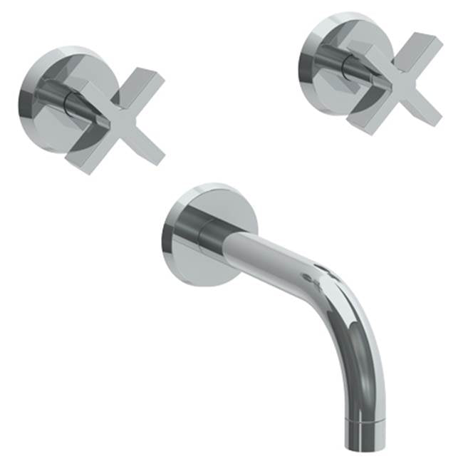Watermark 37-5-BL3 Blue Wall Mounted 3 Hole Bath Set - Parent
