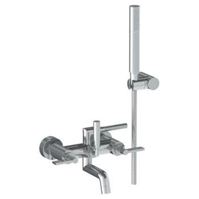 Watermark 37-5.2-BL2 Blue Wall Mounted Exposed Bath Set With Hand Shower
