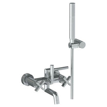 Load image into Gallery viewer, Watermark 37-5.2-BL3 Blue Wall Mounted Exposed Bath Set With Hand Shower