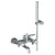 Watermark 37-5.2-BL3 Blue Wall Mounted Exposed Bath Set With Hand Shower