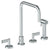 Watermark 37-7.1-BL2 Blue Deck Mounted 4 Hole Square Top Kitchen Set - Includes Side Spray - Parent