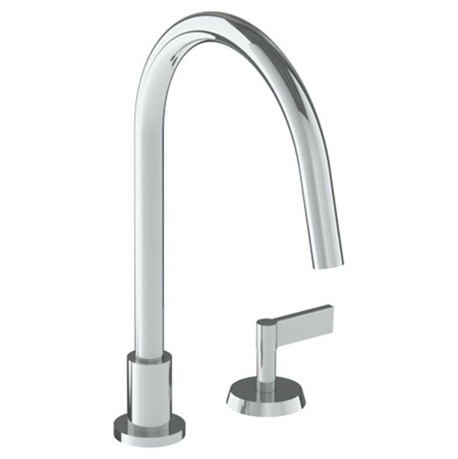 Watermark 37-7.1.3G-BL2 Blue Deck Mounted 2 Hole Gooseneck Kitchen Faucet - Parent