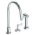 Watermark 37-7.1.3GA-BL2 Blue Deck Mounted 3 Hole Gooseneck Kitchen Set - Includes Side Spray - Parent