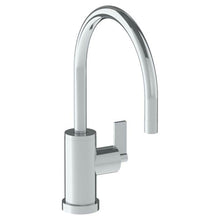 Load image into Gallery viewer, Watermark 37-7.3G-BL2 Blue Deck Mounted 1 Hole Gooseneck Kitchen Faucet