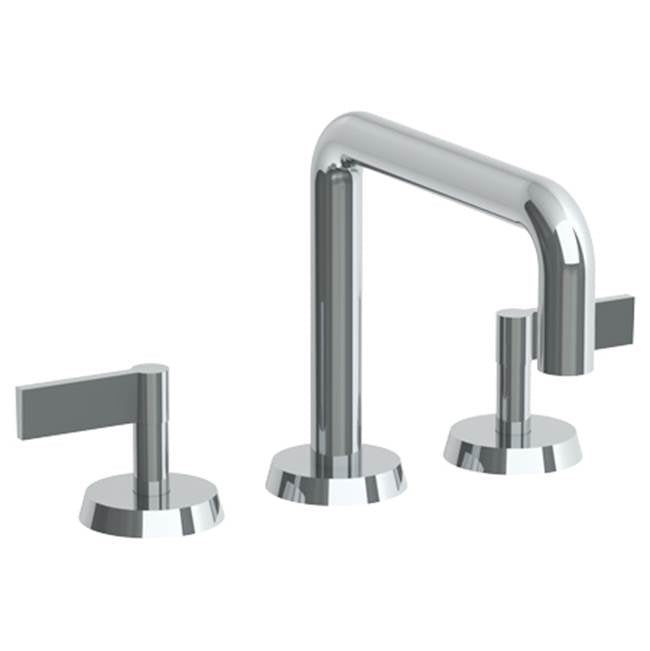 Watermark 37-8.26-BL2 Blue Deck Mounted 3 Hole Square Bath Set