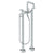 Watermark 37-8.26.3-BL2 Blue Floor Standing Bath Set With Slim Hand Shower