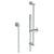Watermark 37-HSPB1-BL3 Blue Positioning Bar Shower Kit With Slim Hand Shower & 69" Hose