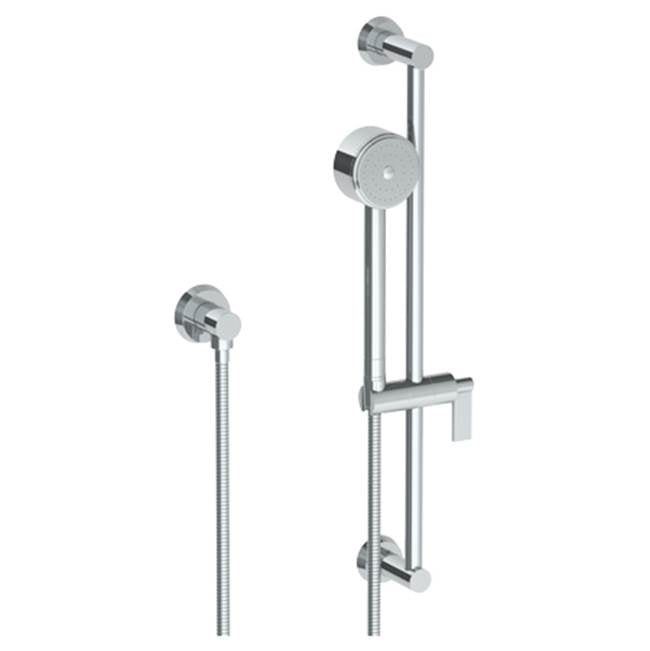 Watermark 37-HSPB2-BL2 Blue Positioning Bar Shower Kit With Volume Hand Shower & 69" Hose - Parent