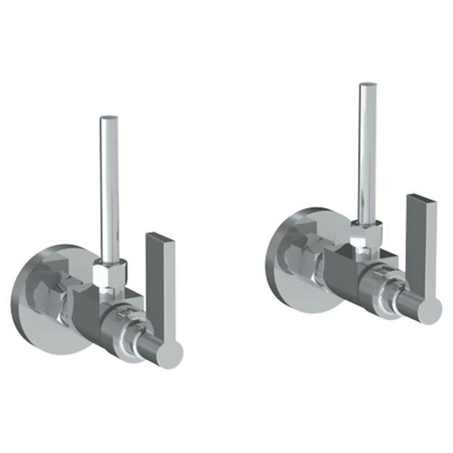 Watermark 37-MAS1-BL2 Blue Lavatory Angle Stop Kit -1/2? Compression X 3/8? Od Compression
