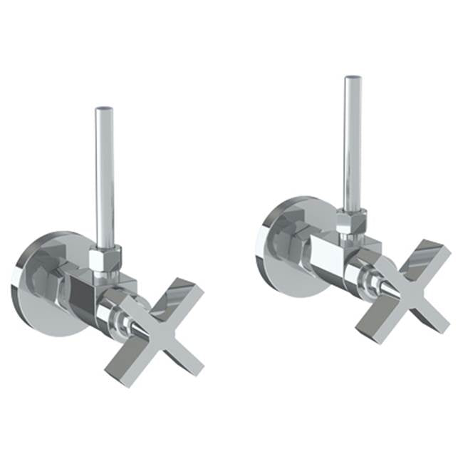 Watermark 37-MAS1-BL3 Blue Lavatory Angle Stop Kit -1/2? Compression X 3/8? Od Compression