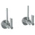 Watermark 37-MAS2-BL2 Blue Lavatory Angle Stop Kit -1/2? IPS X 3/8? Od Compression