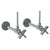 Watermark 37-MAS3-BL3 Blue Lavatory Angle Stop Kit -1/2? Sweat X 3/8? Od Compression
