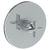 Watermark 37-T10-BL3 Blue Wall Mounted Thermostatic Shower Trim 7-1/2" Diameter