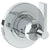 Watermark 37-T15-BL2 Blue Wall Mounted Mini Thermostatic Shower Trim 3-1/2" Diameter