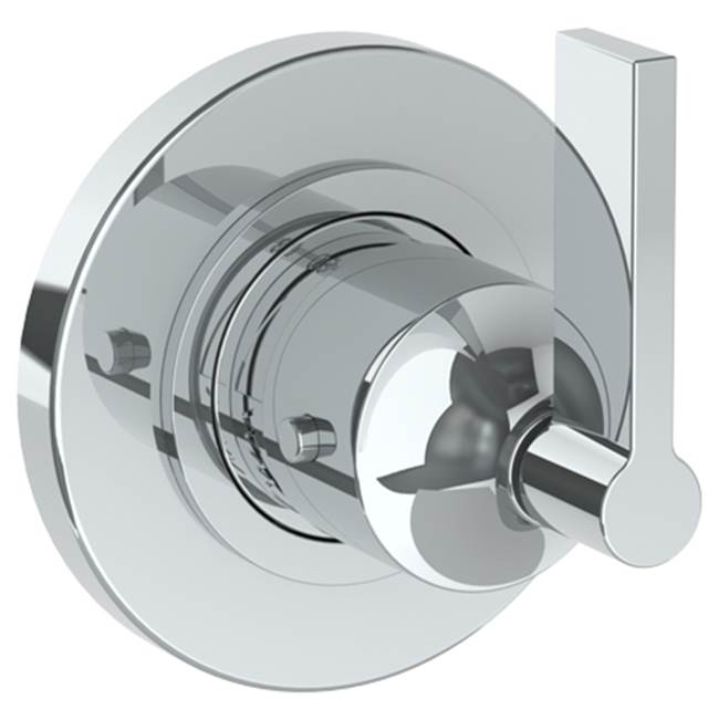 Watermark 37-T15-BL2 Blue Wall Mounted Mini Thermostatic Shower Trim 3-1/2" Diameter