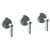 Watermark 37-WTR3-BL2 Blue Wall Mounted 3-Valve Shower Trim - Parent