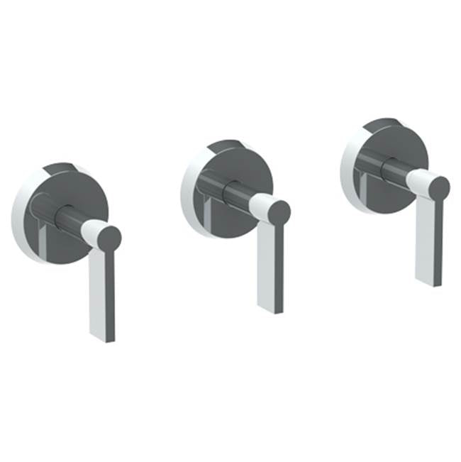 Watermark 37-WTR3-BL2 Blue Wall Mounted 3-Valve Shower Trim