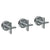 Watermark 37-WTR3-BL3 Blue Wall Mounted 3-Valve Shower Trim