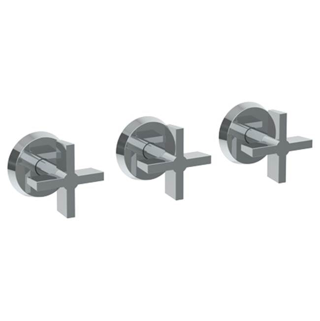 Watermark 37-WTR3-BL3 Blue Wall Mounted 3-Valve Shower Trim