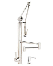 Load image into Gallery viewer, Waterstone 3710-18-2 Contemporary Gantry Pulldown Faucet - 18&quot; Articulated Spout 2pc. Suite